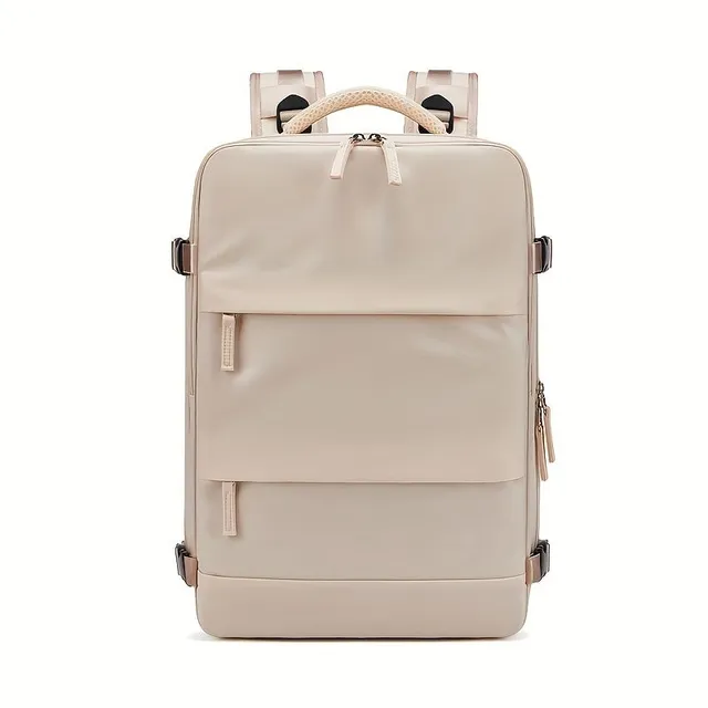 Dámska cestovná taška s USB nabíjaním a vreckom na topánky - nepremokavé, 39,62 cm - Na podnikanie a školu