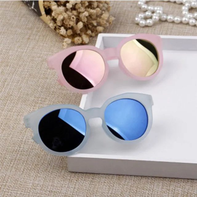 Detské okrúhle slnečné okuliare - 6 farieb