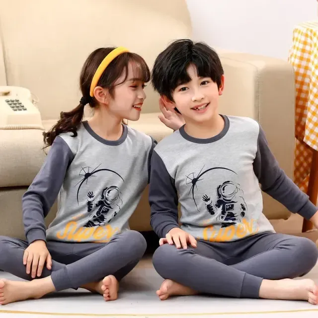 Children's pajamas with long sleeves for boys and girls