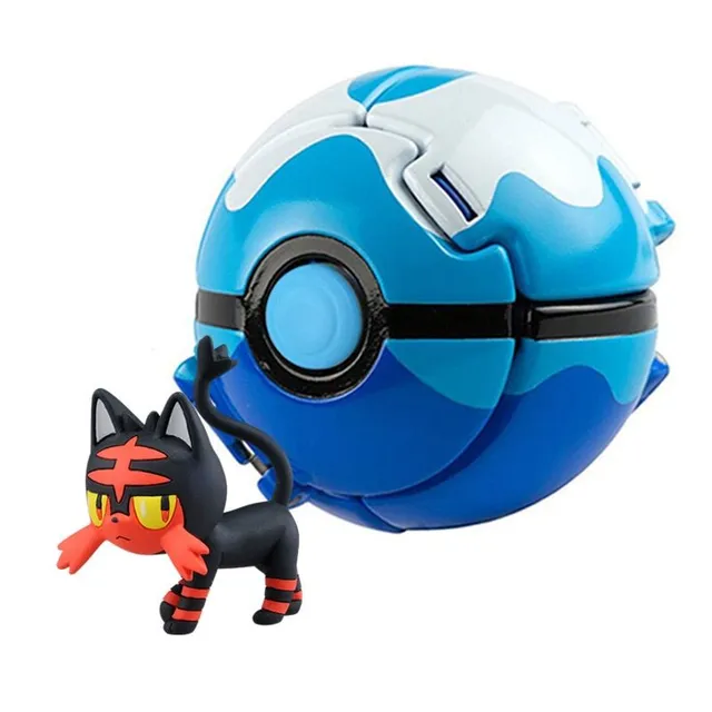 Pokémon with throwing opening pokébal - various types