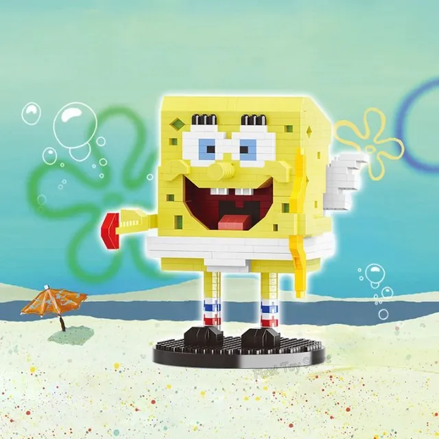 Set de construcție a personajelor SpongeBob SquarePants și prietenii săi