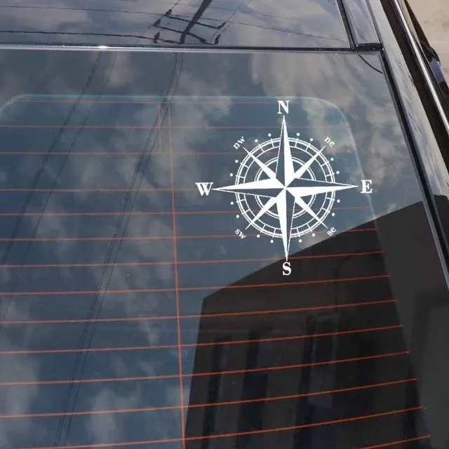 Compass sticker