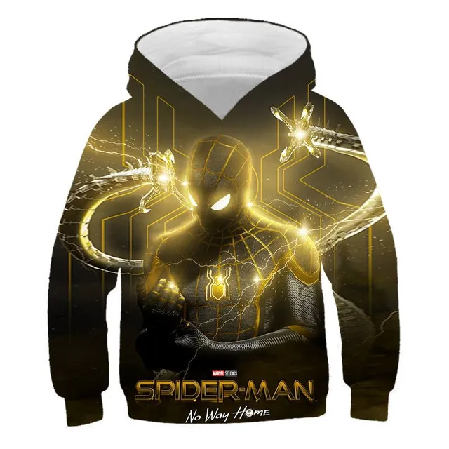 Bluză stylish pentru copii cu imprimeu 3D Spiderman
