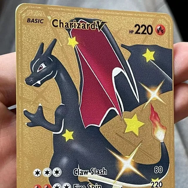 Collector kártya pokemon - fém változat