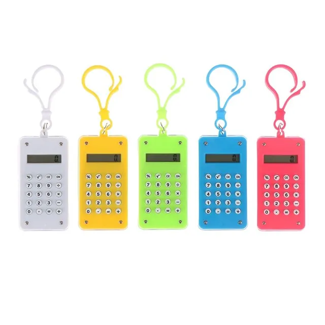 Mini key calculator with Cindra puzzle