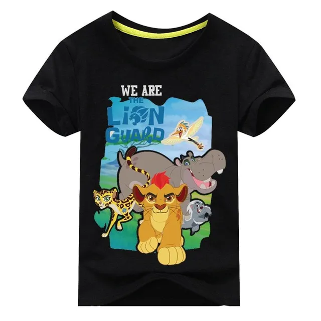 Tricou pentru copii cu print Leul Rege