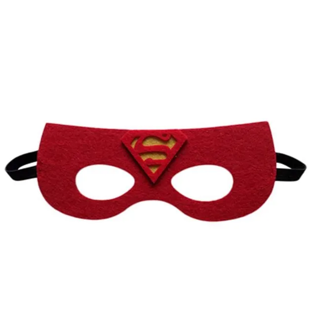 Maska karnawałowa dla dzieci z nadrukiem Batmana i innych