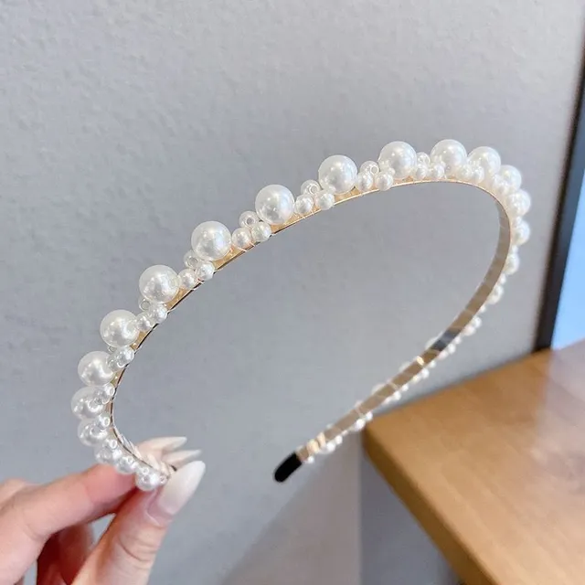 Women's Modern Bead Headband Naomi