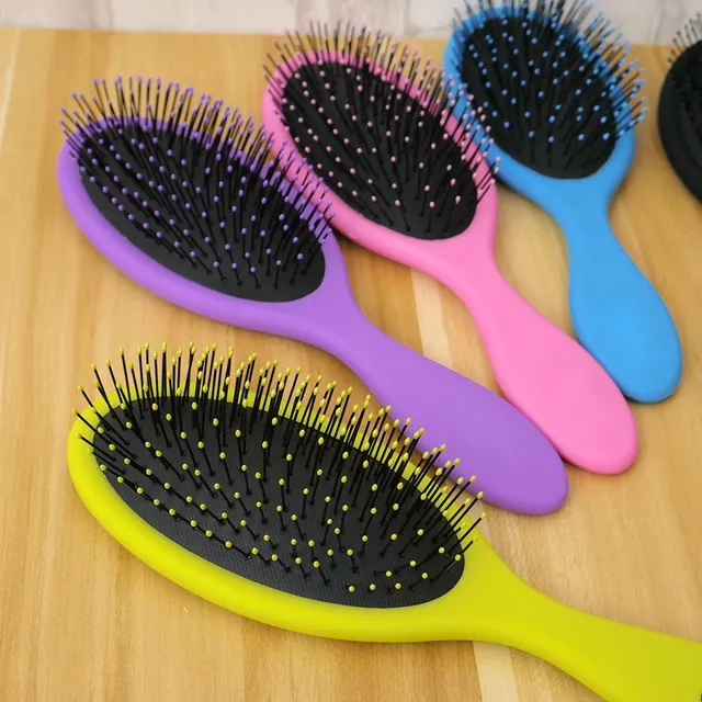 Colored hairbrush