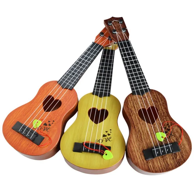 Children's ukulele in three colours