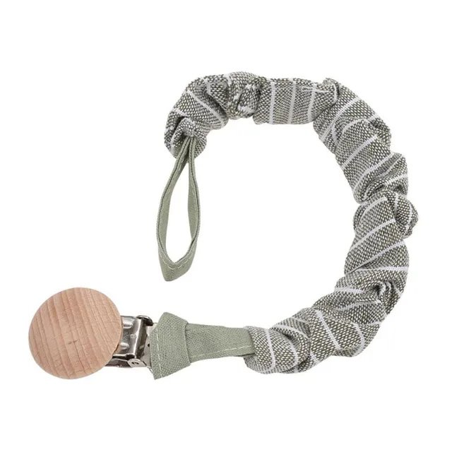 Stylish cloth pacifier clip