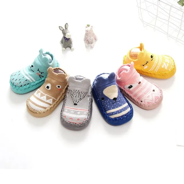 Children's cotton slippers with soft soles