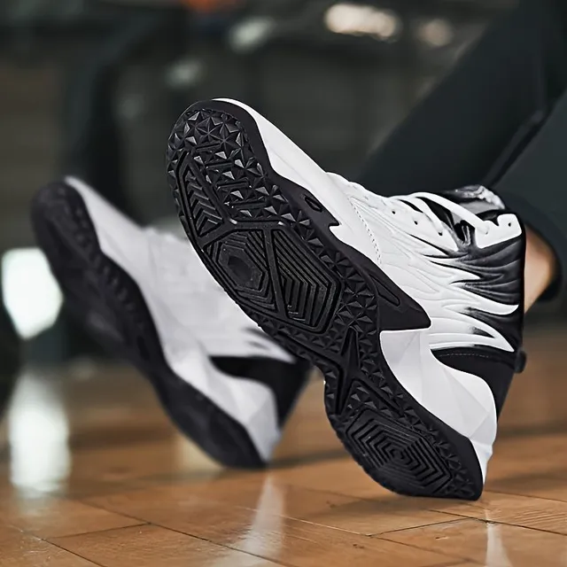 Men's Trends Basketball Shoes, Comfortable, Unslippery, Rugged Sneakers With Sneakers With Soft Sleeve For Men's Outdoor Activities