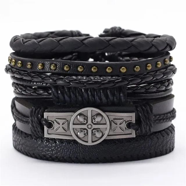 Leather bracelets JING JANG