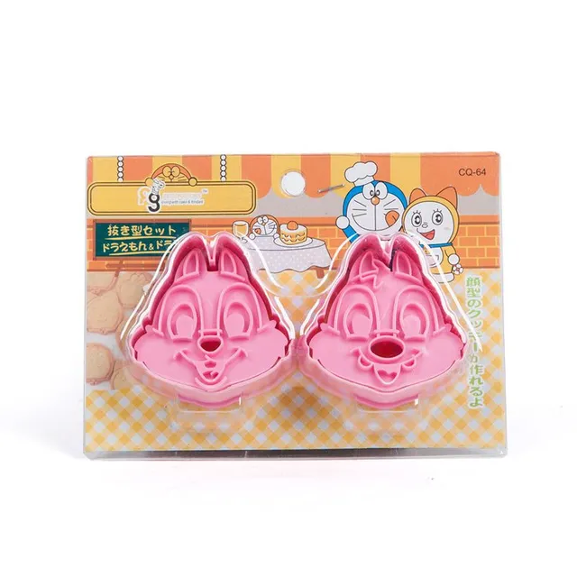 Animal-shaped cookie cutters 2 pcs