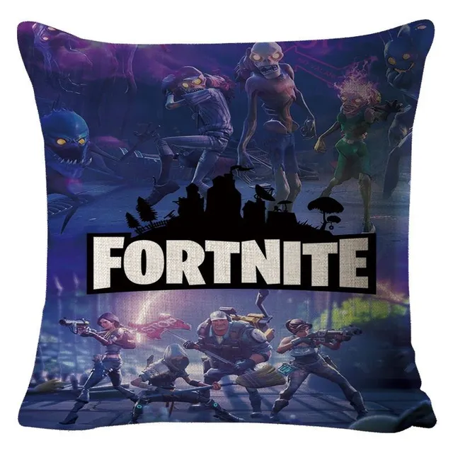 Poszewka na poduszkę z fajnym wzorem popularnej gry Fortnite 21