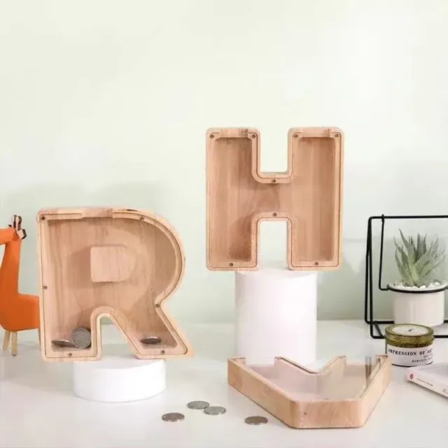 Design box in letter shape - whole alphabet, wood processing