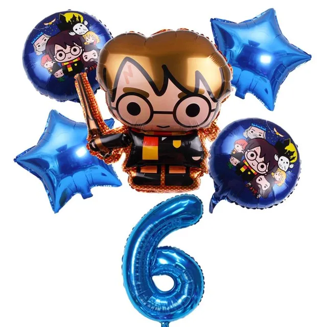 Sada balónov na narodeninovú párty Harryho Pottera