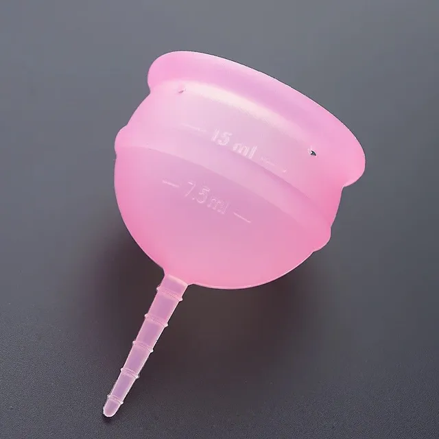 Colorful menstrual cup with box J3312