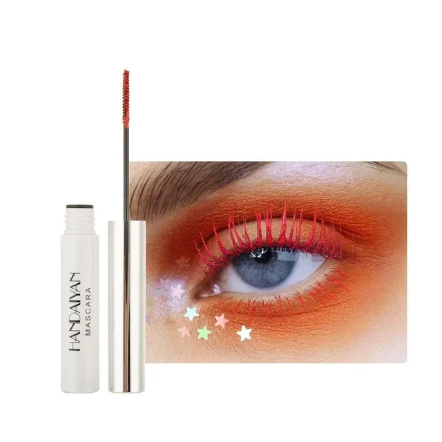 Color mascara with long-lasting effect Fast-dry mascara with color effect on the extension of algae