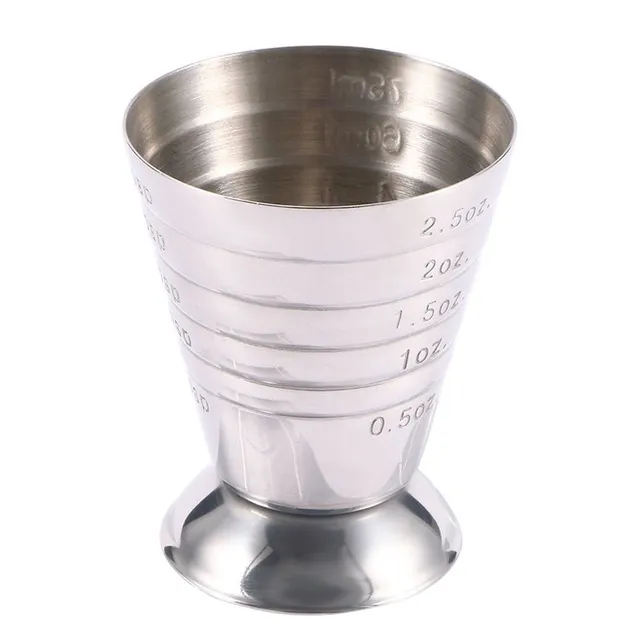 Stainless steel bar measuring cup 75 ml