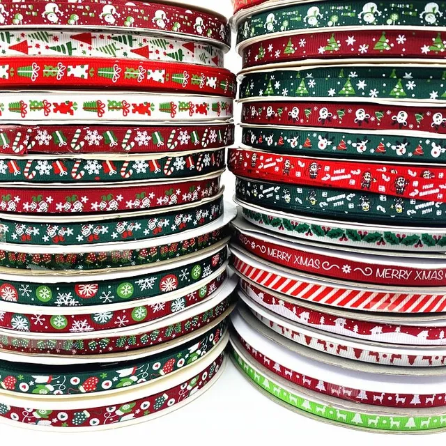 Christmas ribbon with print