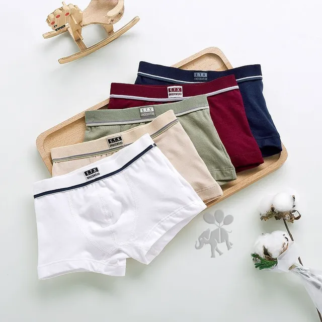 Boys cotton boxers - 5 pieces