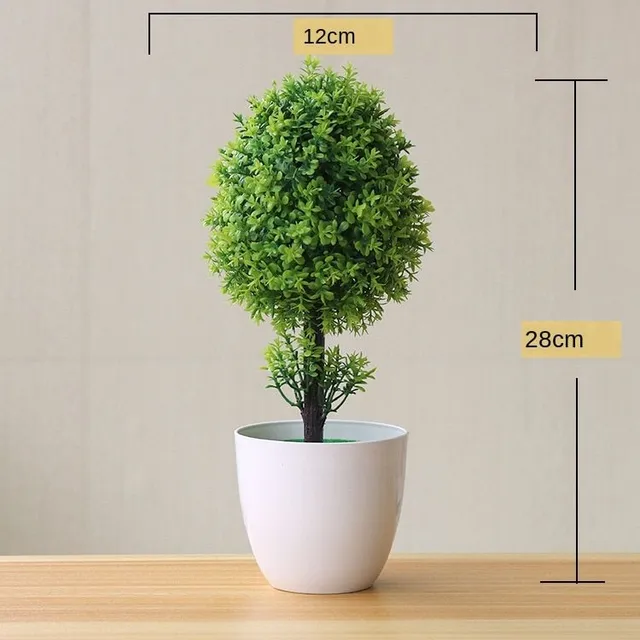 Bonsai artificial decorativ în ghiveci