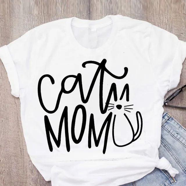 Women's T-shirt with cute animal print