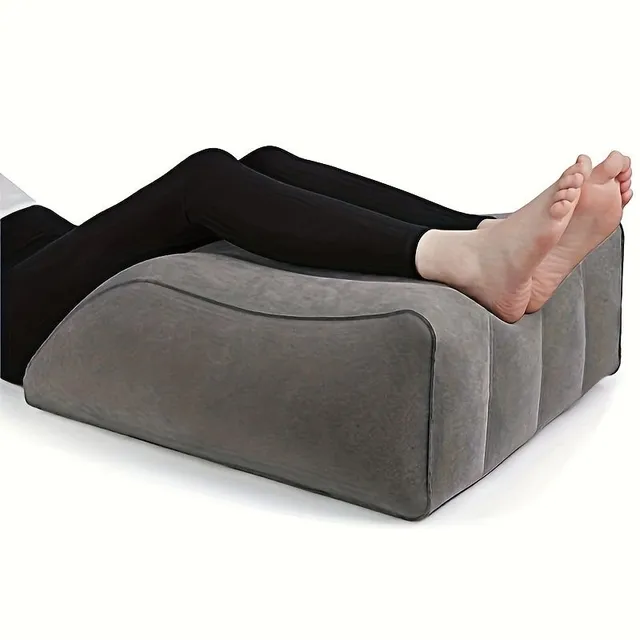 1 piece inflatable foot pillow for relaxation and leg lift