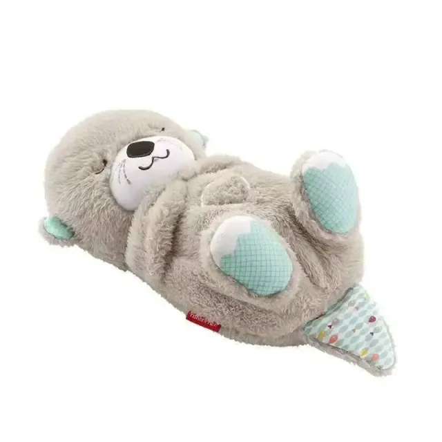 Breathing plush cute otter - Soothing glowing otter with melodies for children