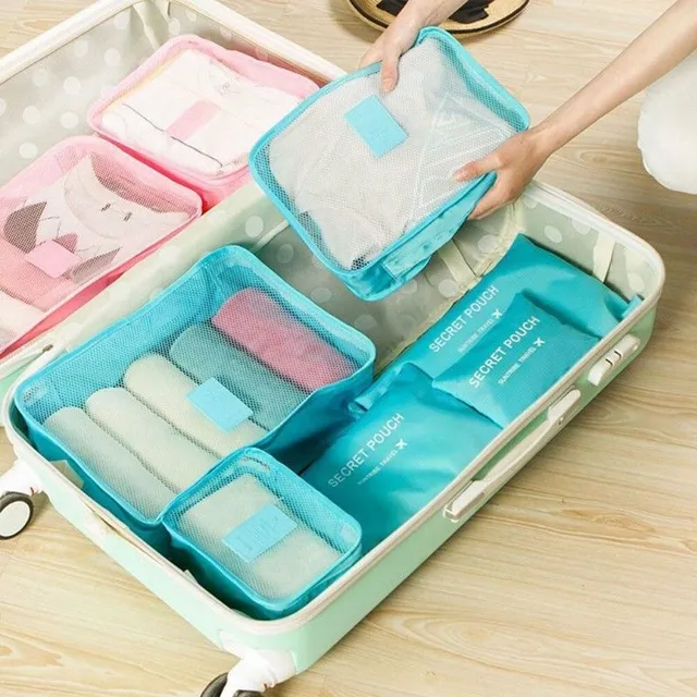 Travel organiser for suitcase