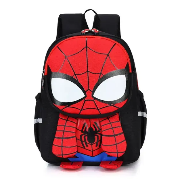 Dětský roztomilý batůžek na výlety zdobený oblíbeným Spider-man