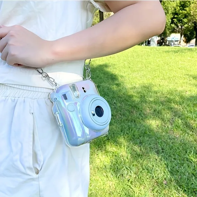 Colour crystal camera cover Instax Mini 12 + bag (2v1)