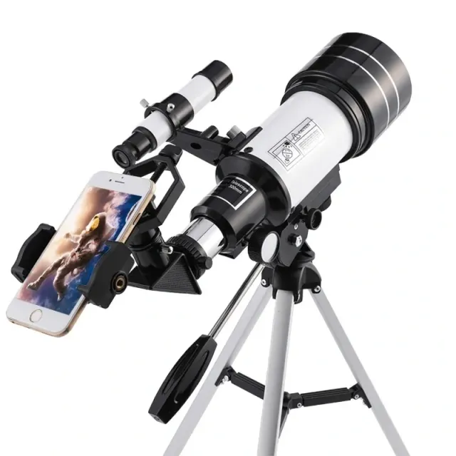 Profesionálny astronomický teleskop HD Telescope s nočným videním s statívom 138 cm a držiakom mobilného telefónu Star teleskop Telescope