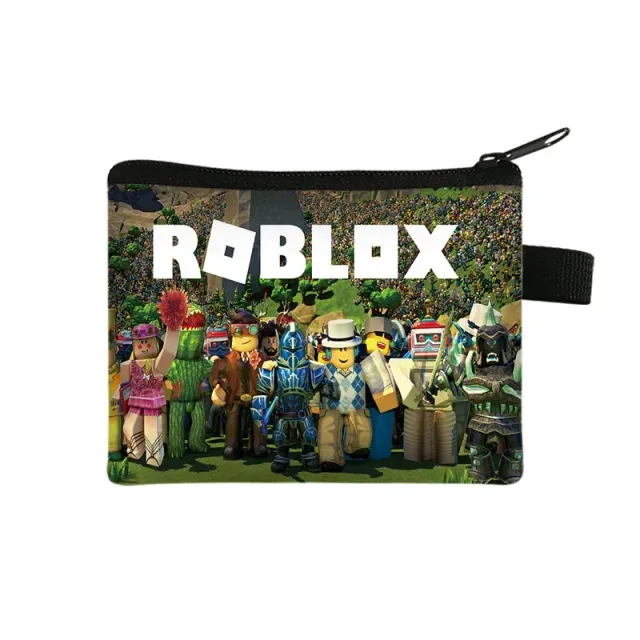 Unisex children's zipper wallet with themes of popular Roblox characters