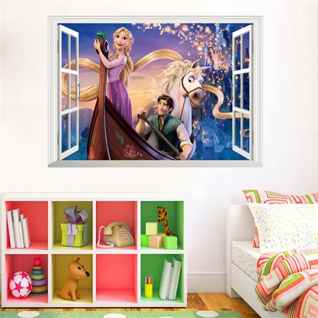 Wall sticker Elsa Anna | Ice Kingdom