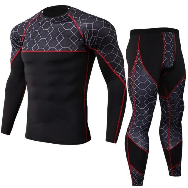 Men's compression thermal underwear