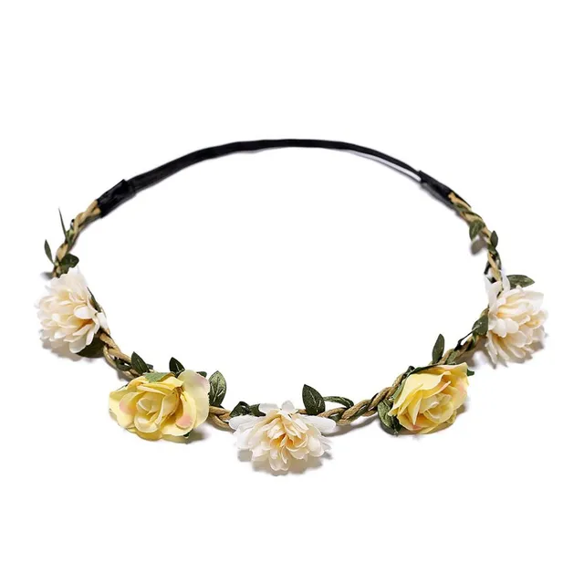 Floral headband for hair Jade