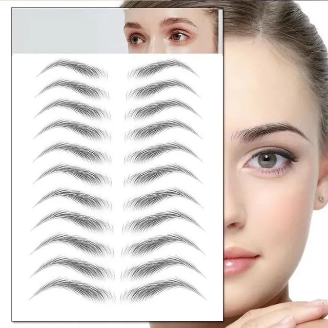 Microblading sticker - temporary eyebrow tattoo