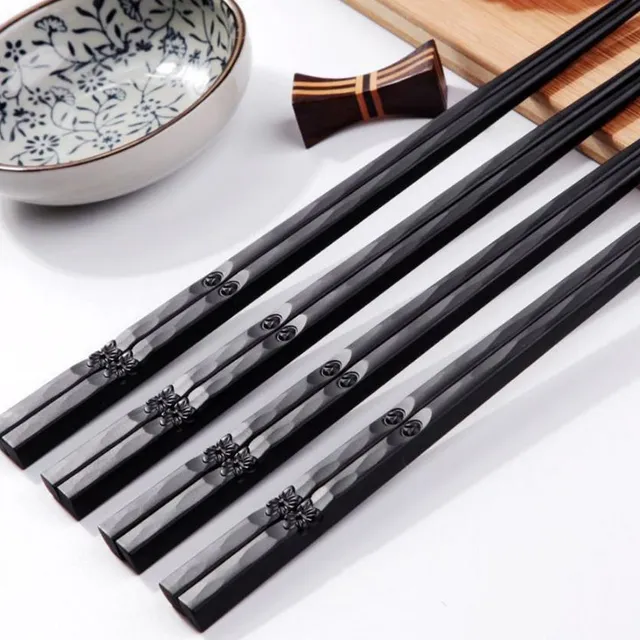 Dining chopsticks with ornaments