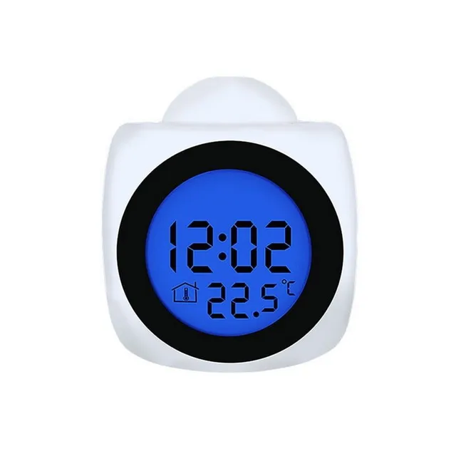 Zegar alarmowy z projekcją czasu do sufitu