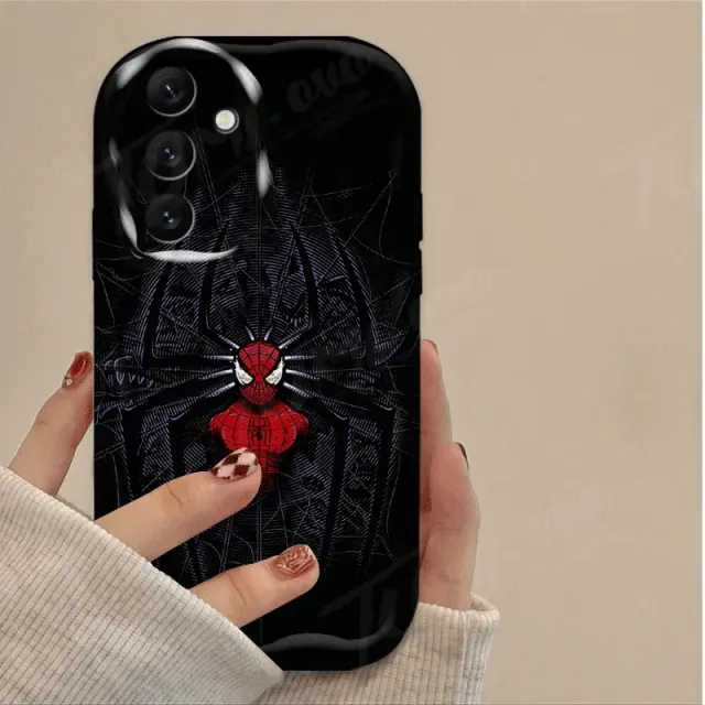 Trends silicone cover with pictures of popular hero Spider-man on Samsung Galaxy phones