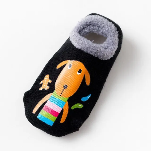 Dětské bavlněné protiskluzové ponožky