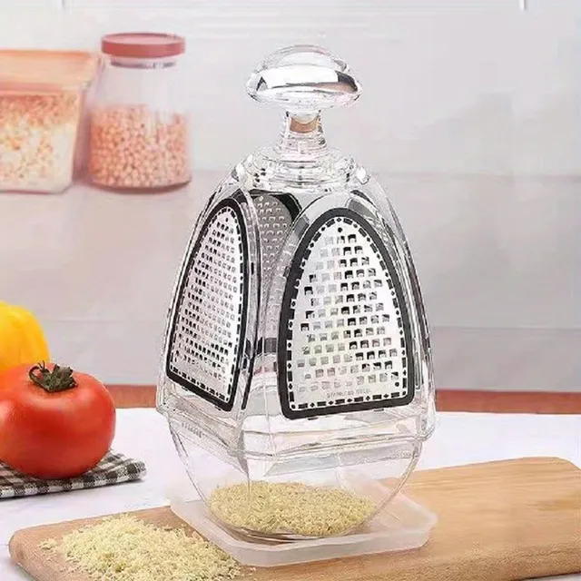 Multifunctional stainless steel grater 4v1 - vegetable and cheese cutter