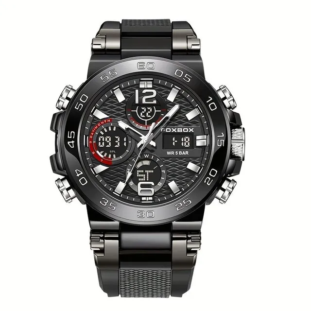 Montre de sport étanche pour homme avec double affichage