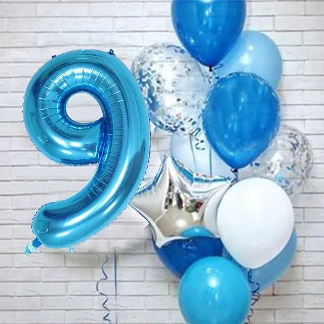 Sada narodeninových balónikov 12 k