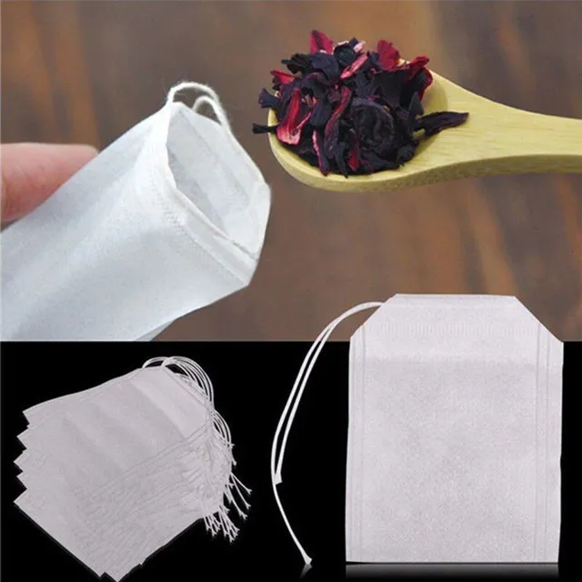 Disposable tea bags 6x8 cm 100pcs