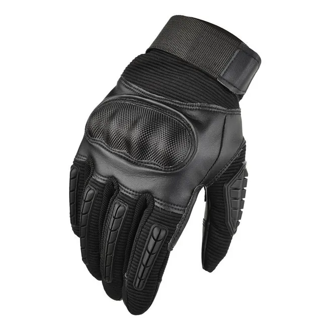 Motorcycle black non-slip gloves