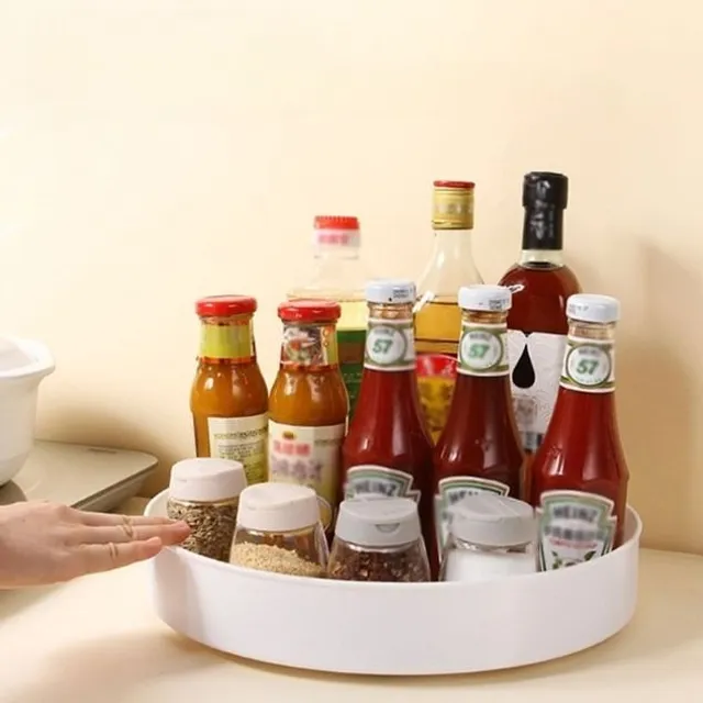 Rotating kitchen organiser